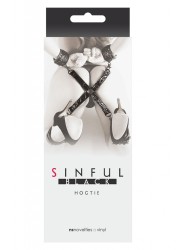 NS Novelties Sinful Hogtie black