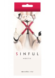 NS Novelties Sinful Hogtie pink