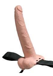 Pipedream 9 Hollow Recharge Strap On Vibračný nasadzovací penis