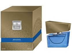 HOT Shiatsu dark blue feromónový parfém pre mužov 50ml