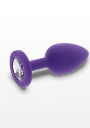 ToyJoy - Análny kolík Anal Play Diamond Booty Jewel Small purple