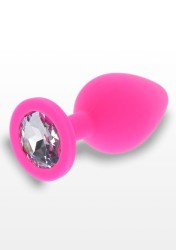 ToyJoy - Análny kolík Anal Play Diamond Booty Jewel Large pink