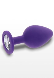 ToyJoy - Análny kolík Anal Play Diamond Booty Jewel Large purple