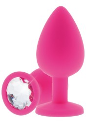 ToyJoy - Análny kolík Anal Play Diamond Booty Jewel Large pink