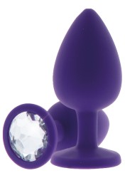 ToyJoy - Análny kolík Anal Play Diamond Booty Jewel Large purple