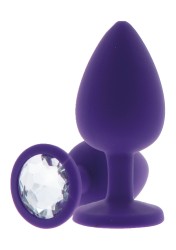 ToyJoy - Análny kolík Anal Play Diamond Booty Jewel Medium purple