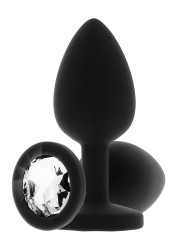 ToyJoy - Análny kolík Anal Play Diamond Booty Jewel medium black