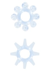 Erekčné krúžky ToyJoy Power Stretchy Rings blue 2ks