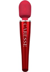 CARESSE Pro Wand Massager – Luxusná vibračná masážna hlavica red