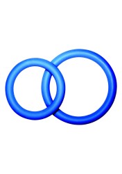 JoyDivision POTENZduo ring Medium Blue - dvojitý erekčný krúžok