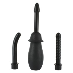 Seven Creations Anal Douche Kit Black Análna sprcha