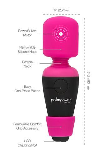 Palmpower Pocket Massager mini masážna hlavica
