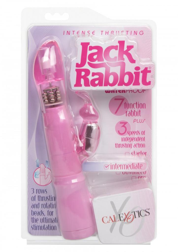 Calexotics Intense Thrusting Jack Rabbit pink prirážací perličkový vibrátor