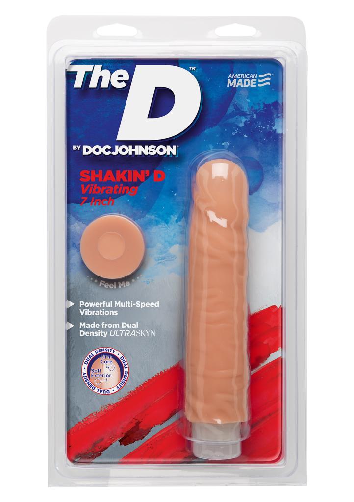 Doc Johnson - The Shakin 'D Vibrating 7 Inch vibrátor