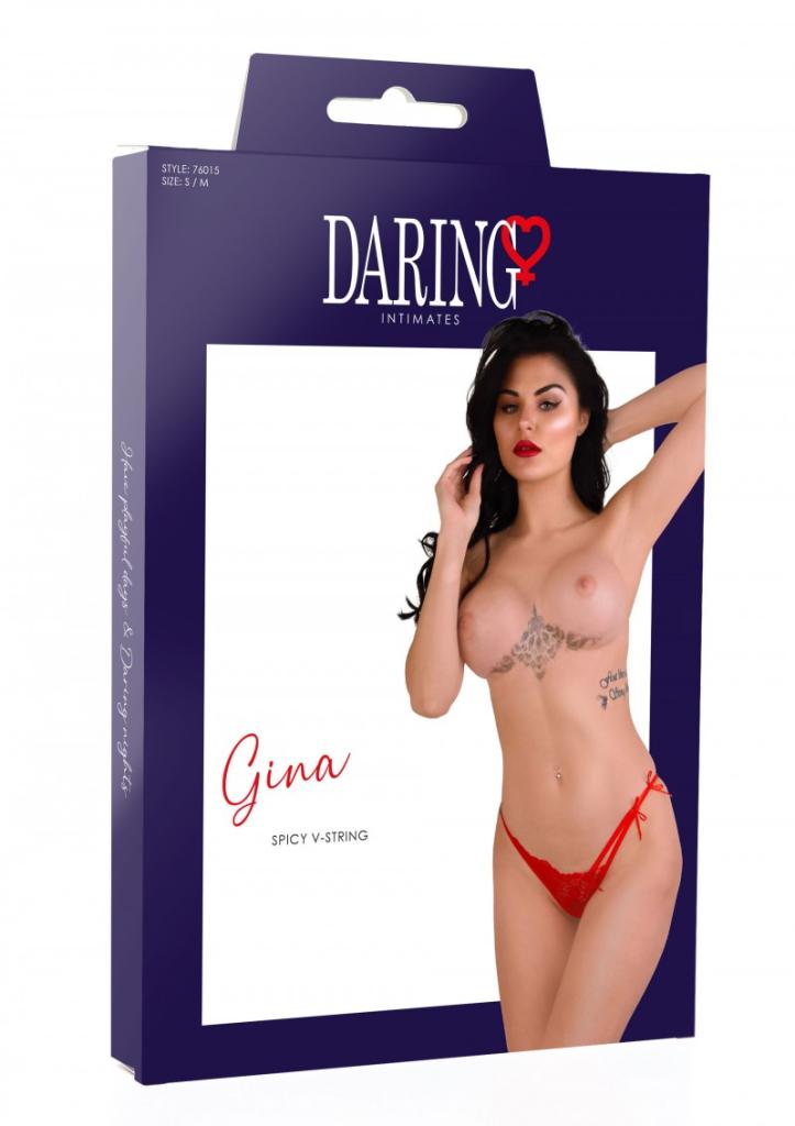 Daring Intimates Gina red L / XL - sexy tangá