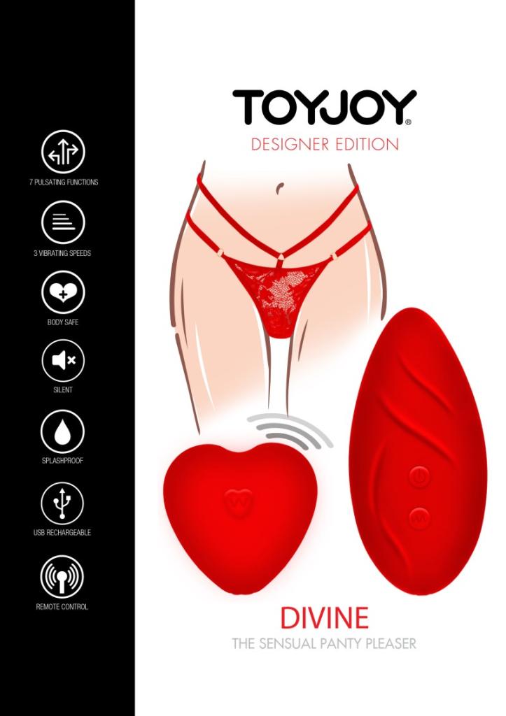 ToyJoy Divine Panty Vibe nohavičky s vibračným stimulátorom