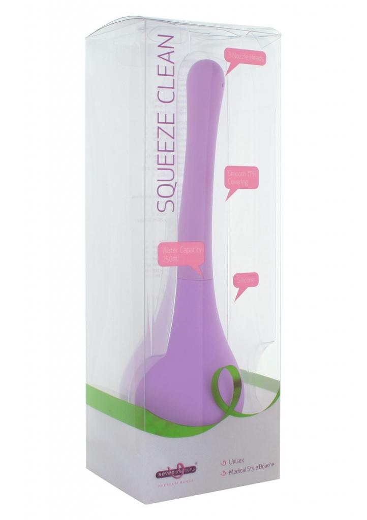 Seven Creations Squeeze Clean purple análna sprcha