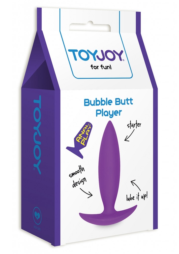ToyJoy - Análny kolík Bubble Butt Player Starter purple