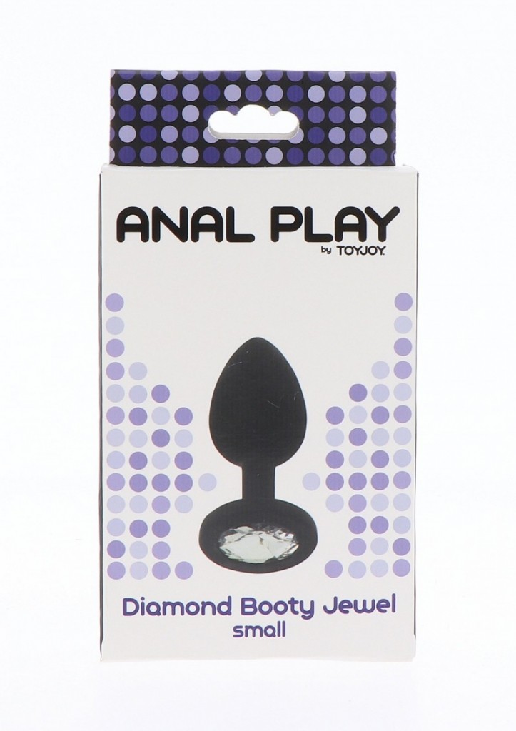 ToyJoy - Anal Play Diamond Booty Jewel small black