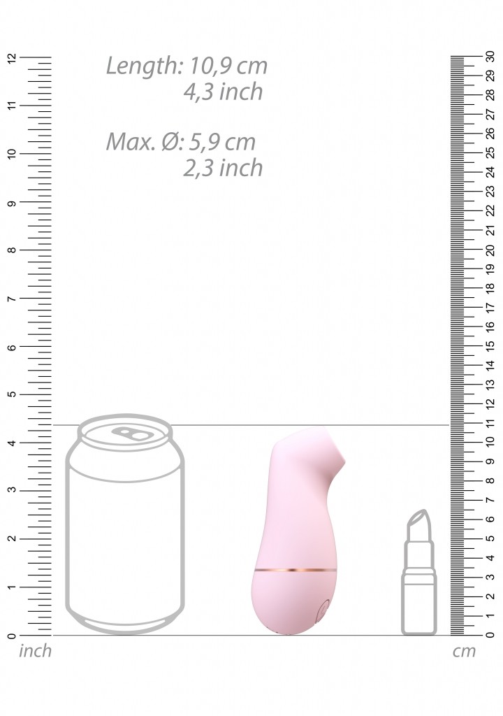 Shots - Irresistible Kissable pink stimulátor klitorisu