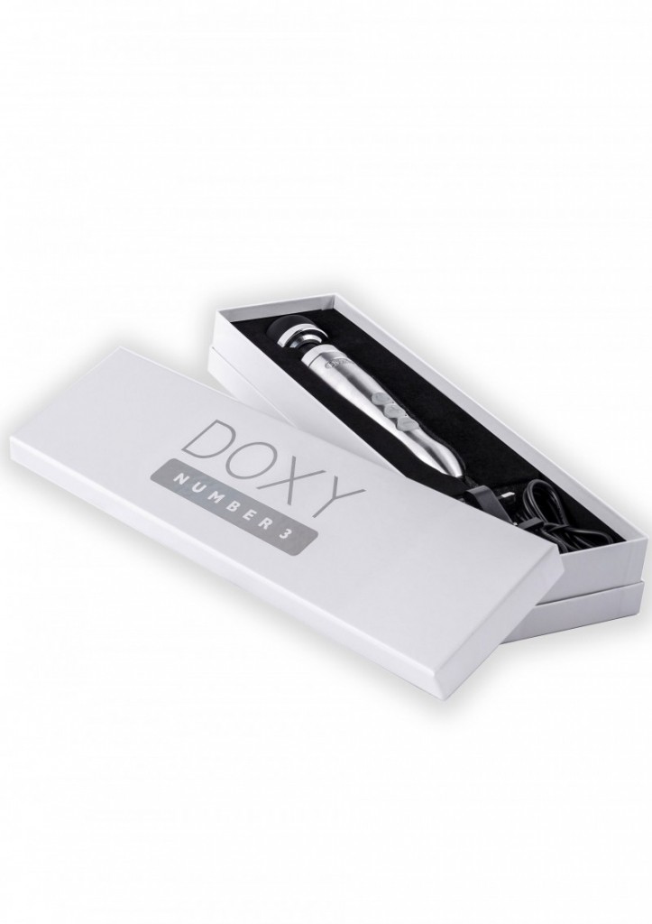 DOXY Number 3 Wand Massager silver