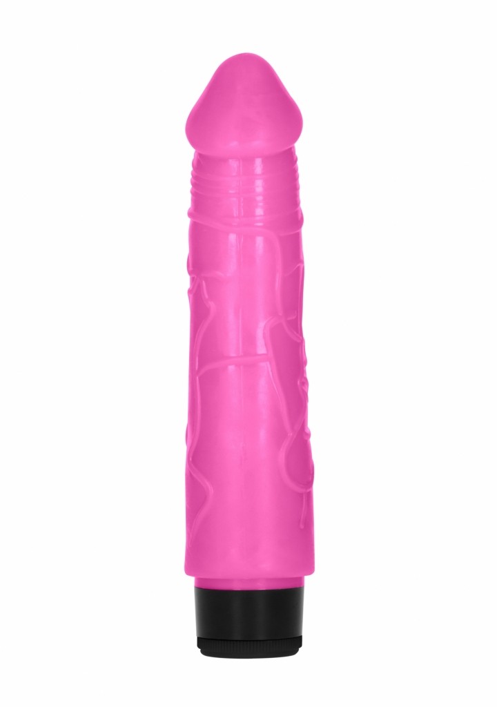 Shots 8 Inch Thick Realistic Dildo Vibe Pink vibrátor