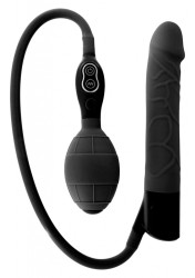 Seven Creations Inflatable vibrator black nafukovacie vibrátor