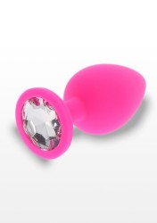 ToyJoy - Análny kolík Anal Play Diamond Booty Jewel Medium pink