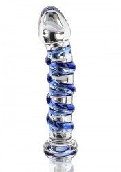 ToyJoy - Glass Worxx G-Spot Gemstone sklenené dildo