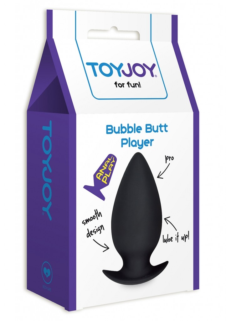 ToyJoy - Análny kolík Bubble Butt Player Pro black