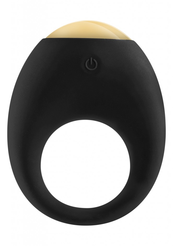 ToyJoy LUZ Eclipse black vibračný krúžok